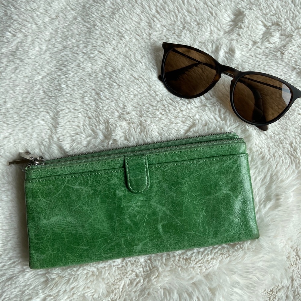 HOBO Brand Double Zip Wallet